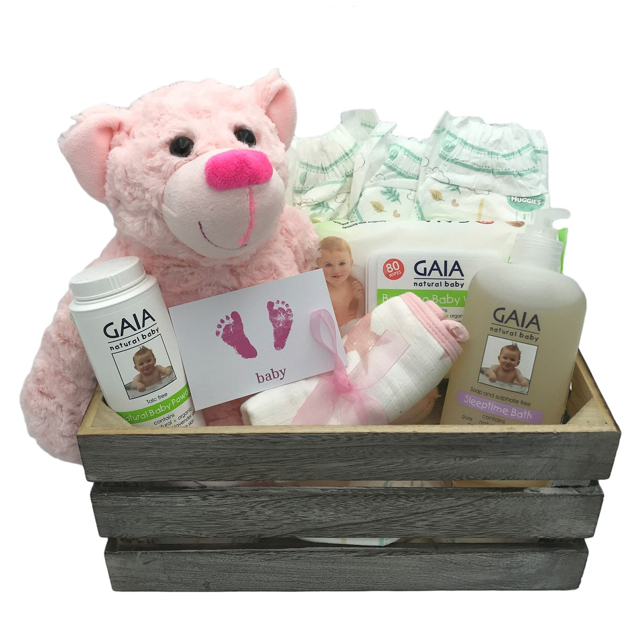 Baby Pink Toned Hamper: Perfect for Baby Girls