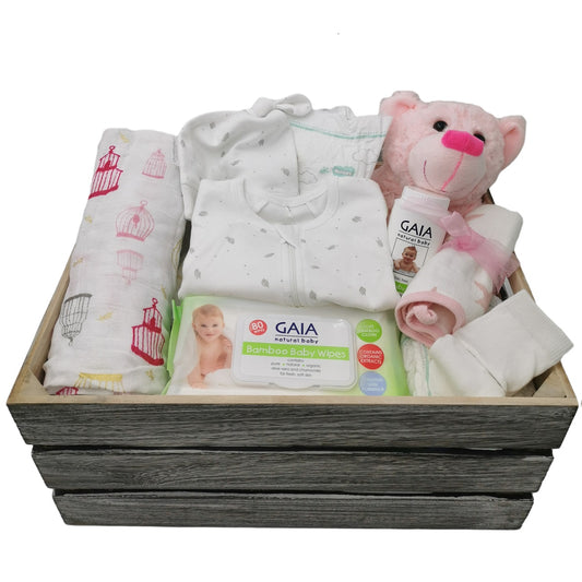 Deluxe Baby Hamper - Baby Pink | Hampers Plus